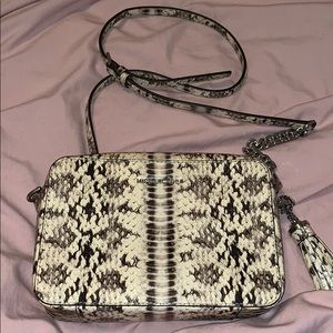 Michael Kora snakeskin crossbody